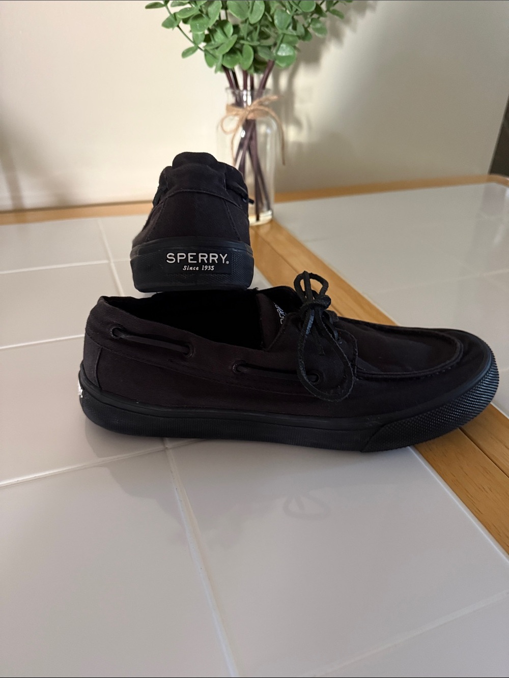 Sperry Top-Sider Men’s Loafers Boat Shoes Black
